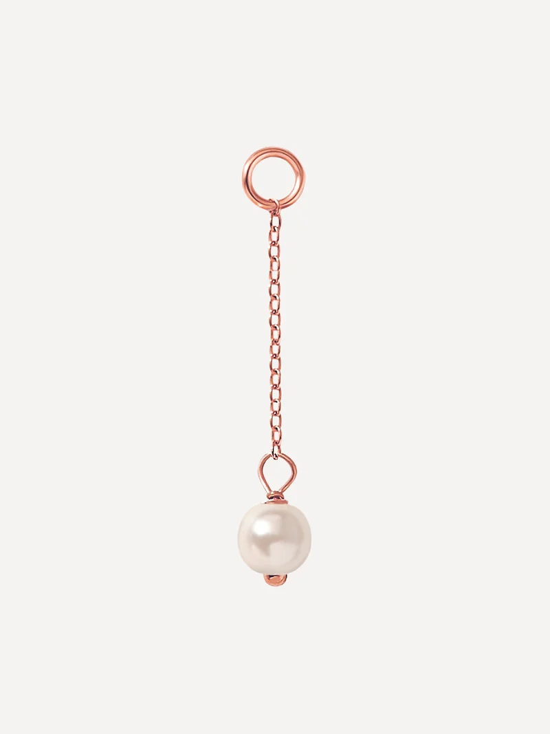 26,5x5mm Graceful Pearl Ohrring-Charm
