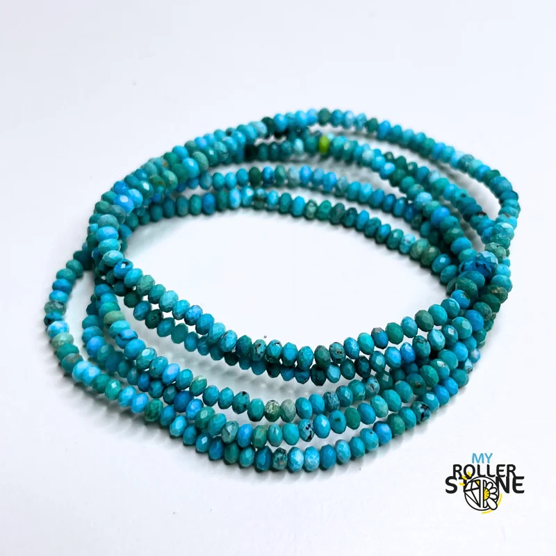 Hubei Türkis Facettiertes Armband