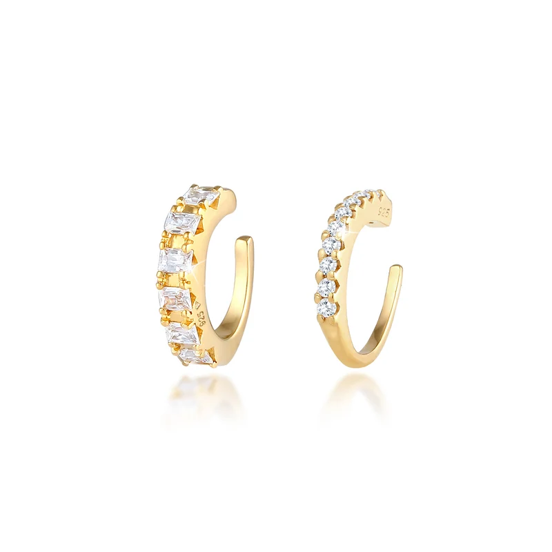 Earcuff | Zirkonia ( Weiß )