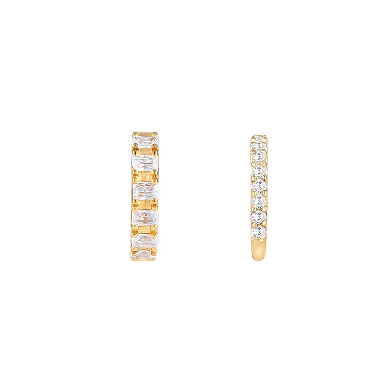 Earcuff | Zirkonia ( Weiß )