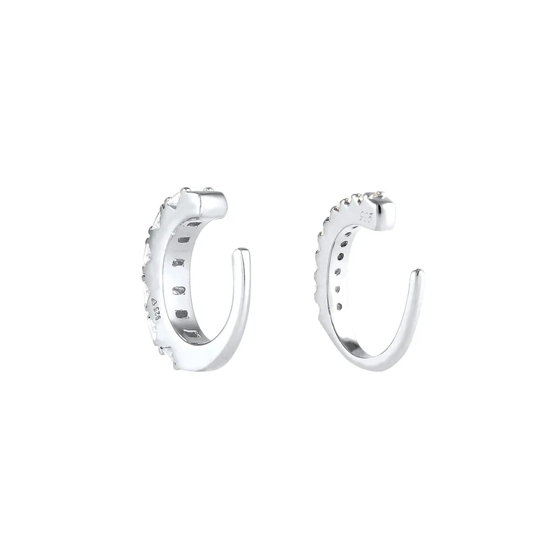 Earcuff | Zirkonia ( Weiß )