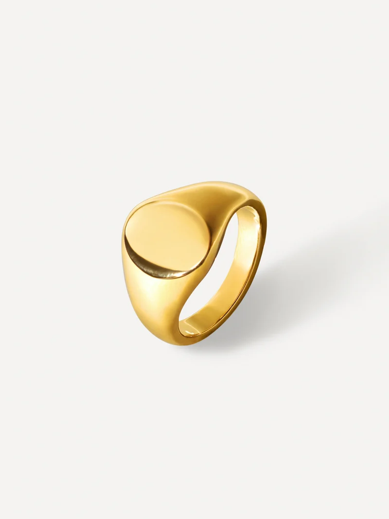 Minimalist Oval Ring