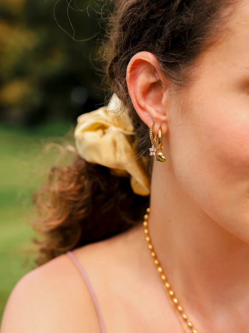 15mm Modern Twist Small Ohrringe