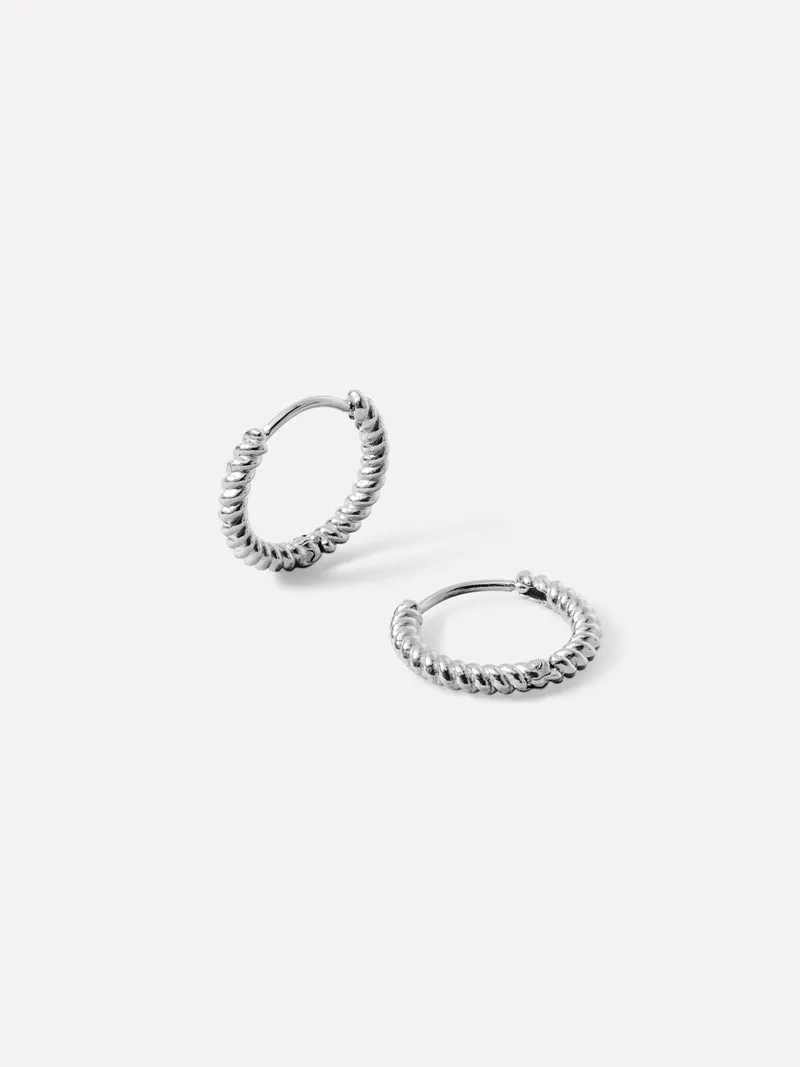 15mm Modern Twist Small Ohrringe