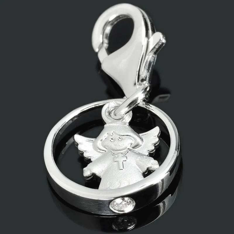 TAUFRING MIT ENGEL, TAUFRINGE SILBER, TAUFSCHMUCK, TAUFANHÄNGER
