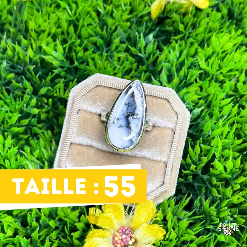 Dendritischer Opalring #35