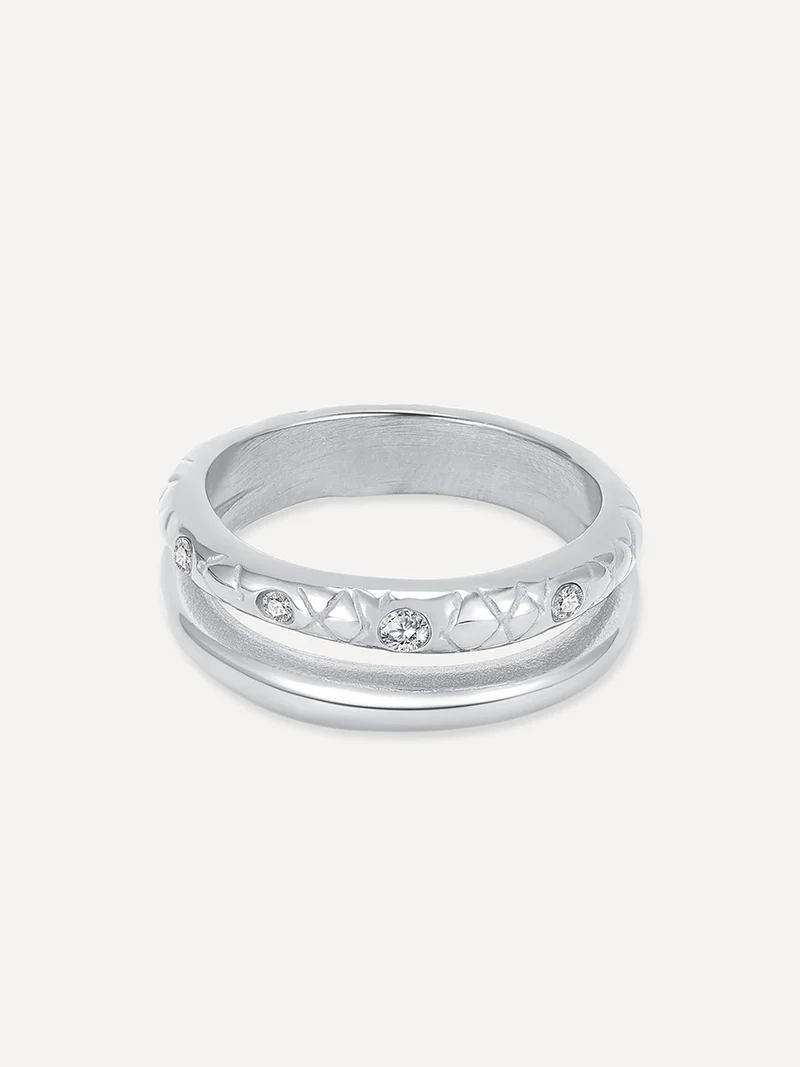 Eden Snake Texture Ring
