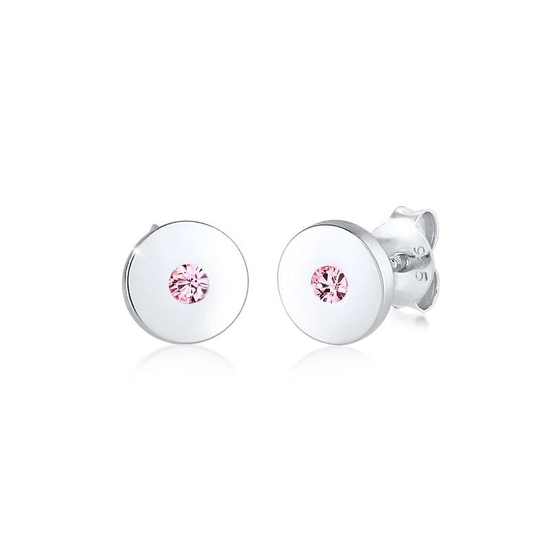 Ohrring Geo | Kristall ( Rosa )