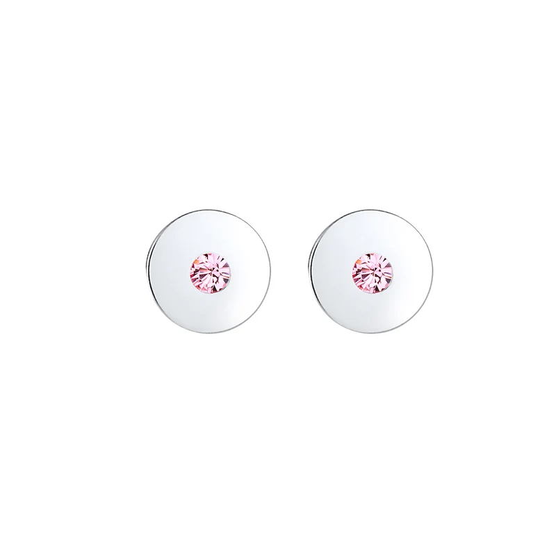 Ohrring Geo | Kristall ( Rosa )