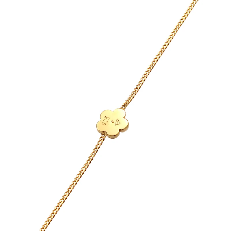 Armband Blume | Kristall ( Hellblau )