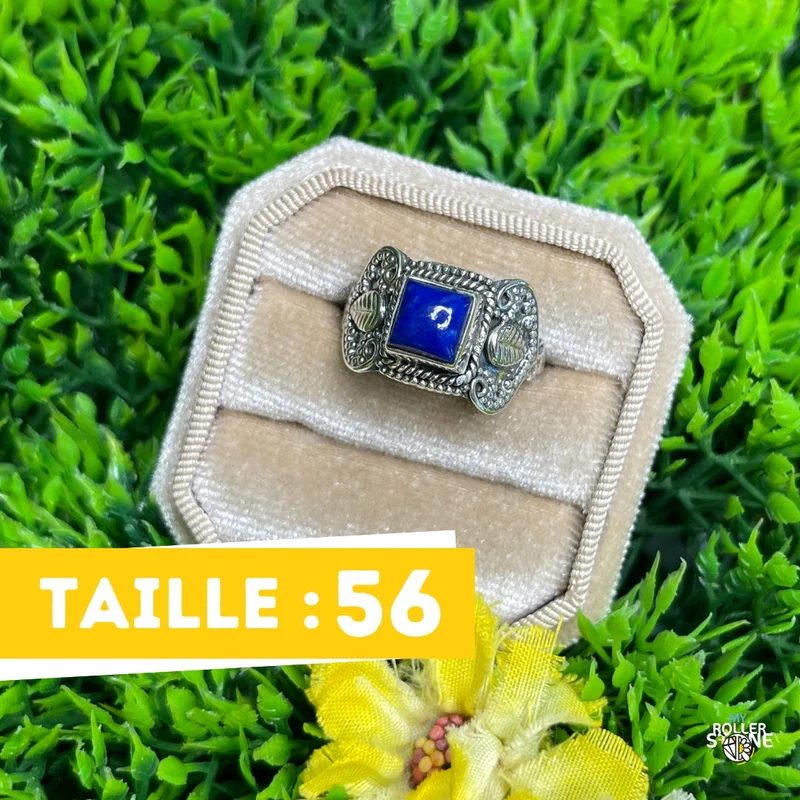 925 Silberring Lapislazuli #211