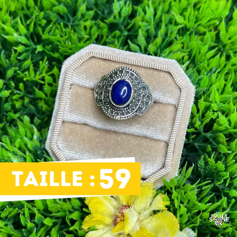 925 Silberring Lapislazuli #227