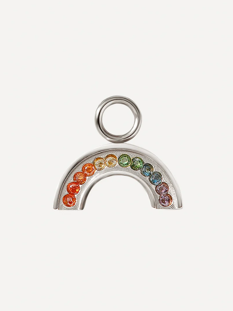 6x12mm Shining Rainbow Ohrring-Charm