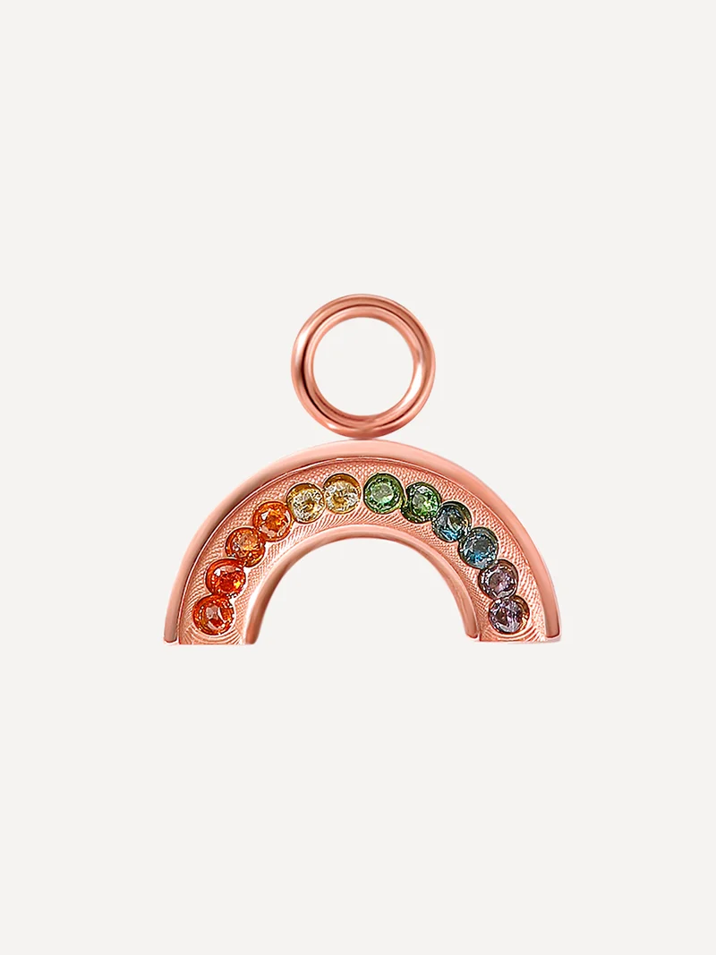 6x12mm Shining Rainbow Ohrring-Charm