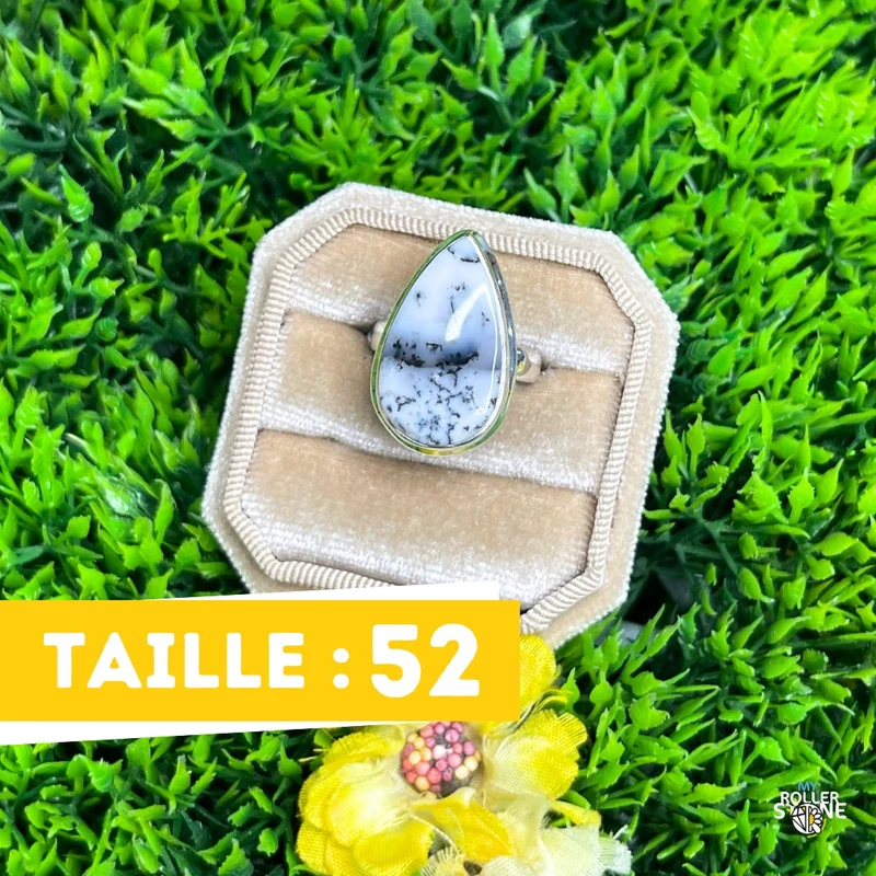 Dendritischer Opalring #38