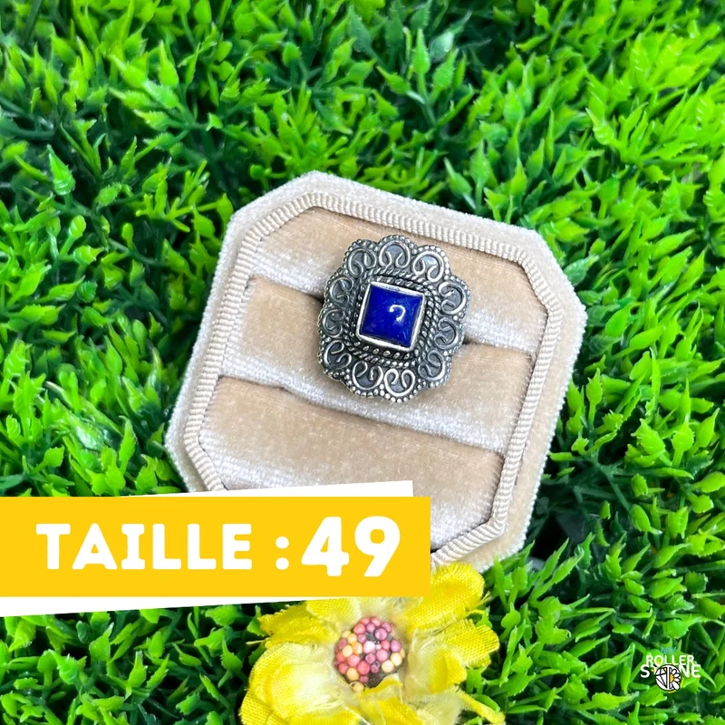 925 Silberring Lapislazuli #155