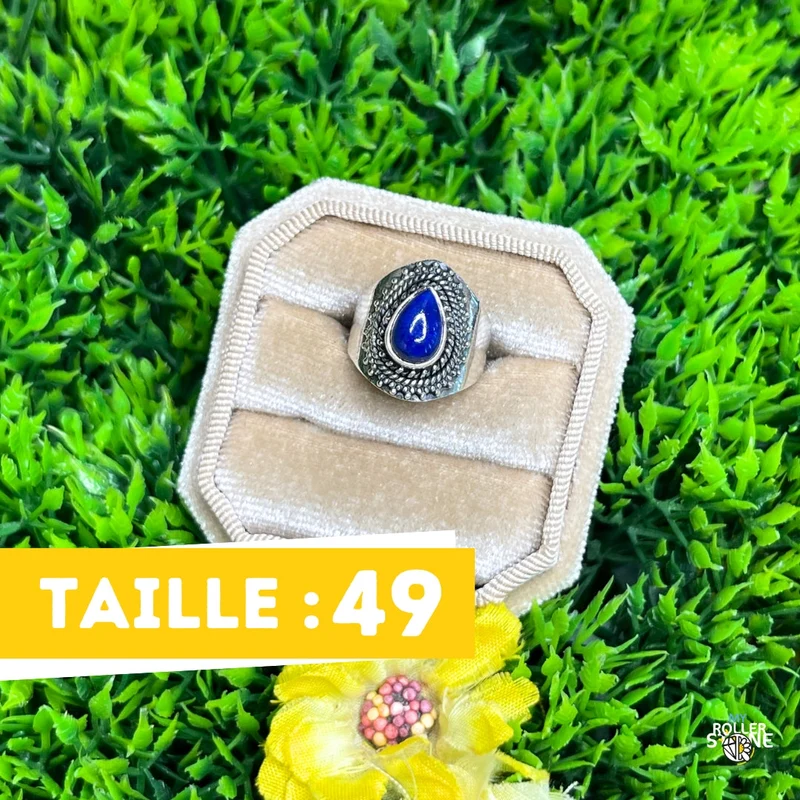 925 Silberring Lapislazuli #159