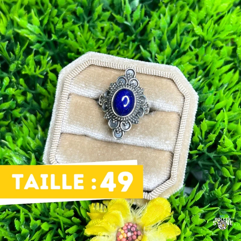 925 Silberring Lapislazuli #150