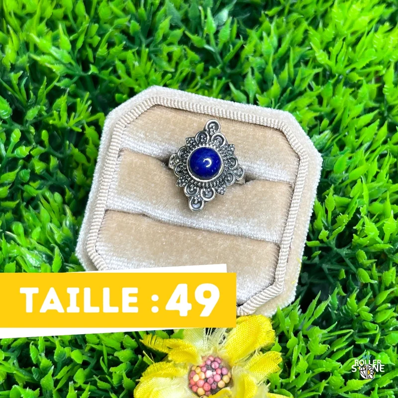 925 Silberring Lapislazuli #154
