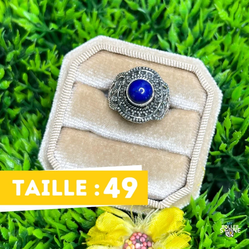 925 Silberring Lapislazuli #151