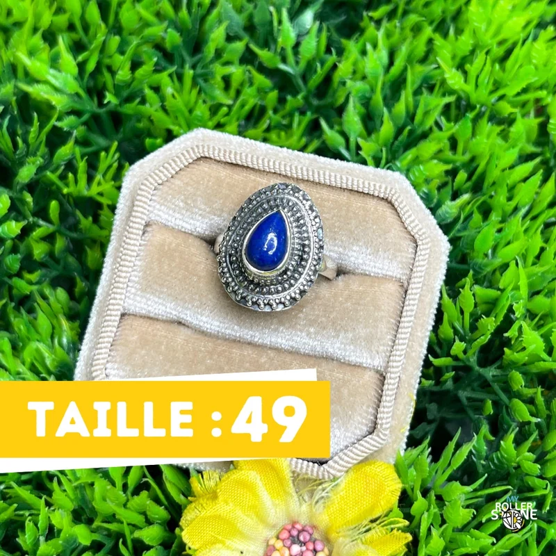 925 Silberring Lapislazuli #156