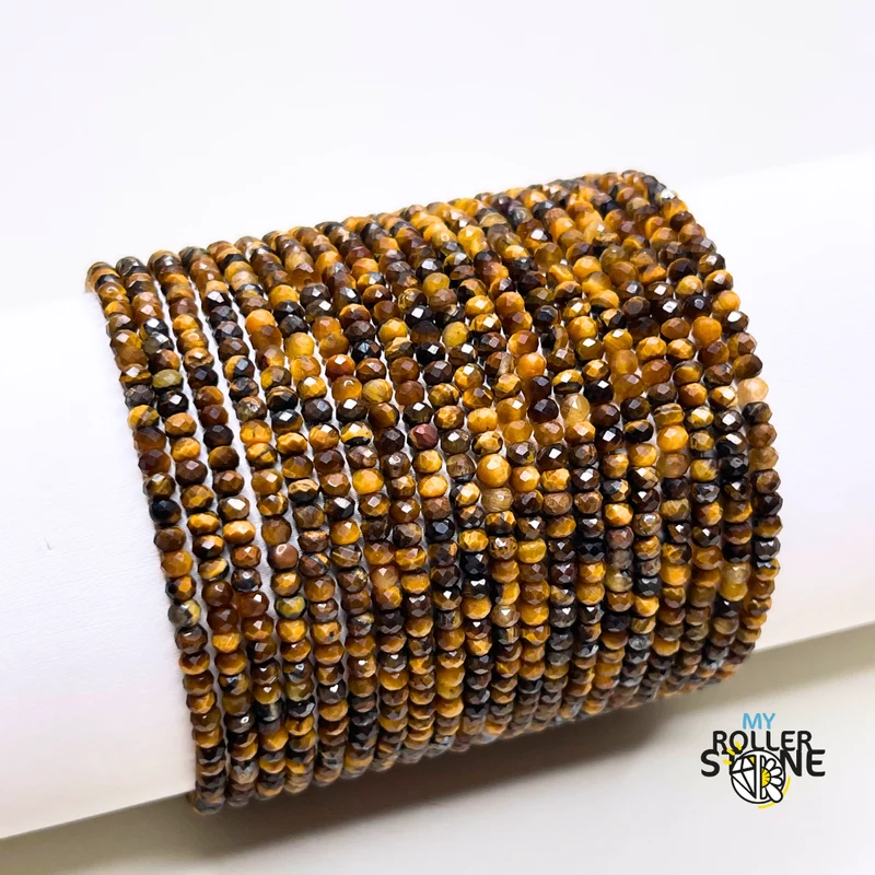 Facettiertes Tigerauge-Armband
