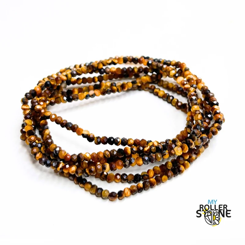 Facettiertes Tigerauge-Armband