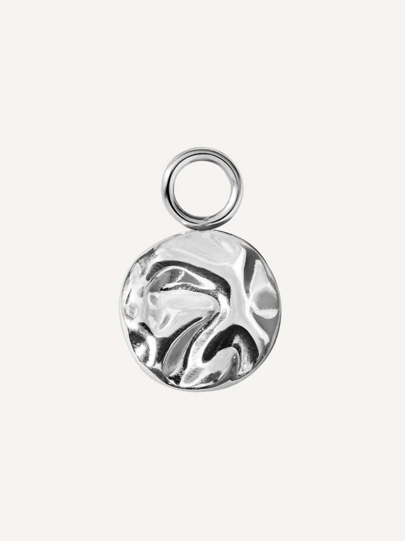 8,8x8,8mm Wave Gleam Ohrring-Charm