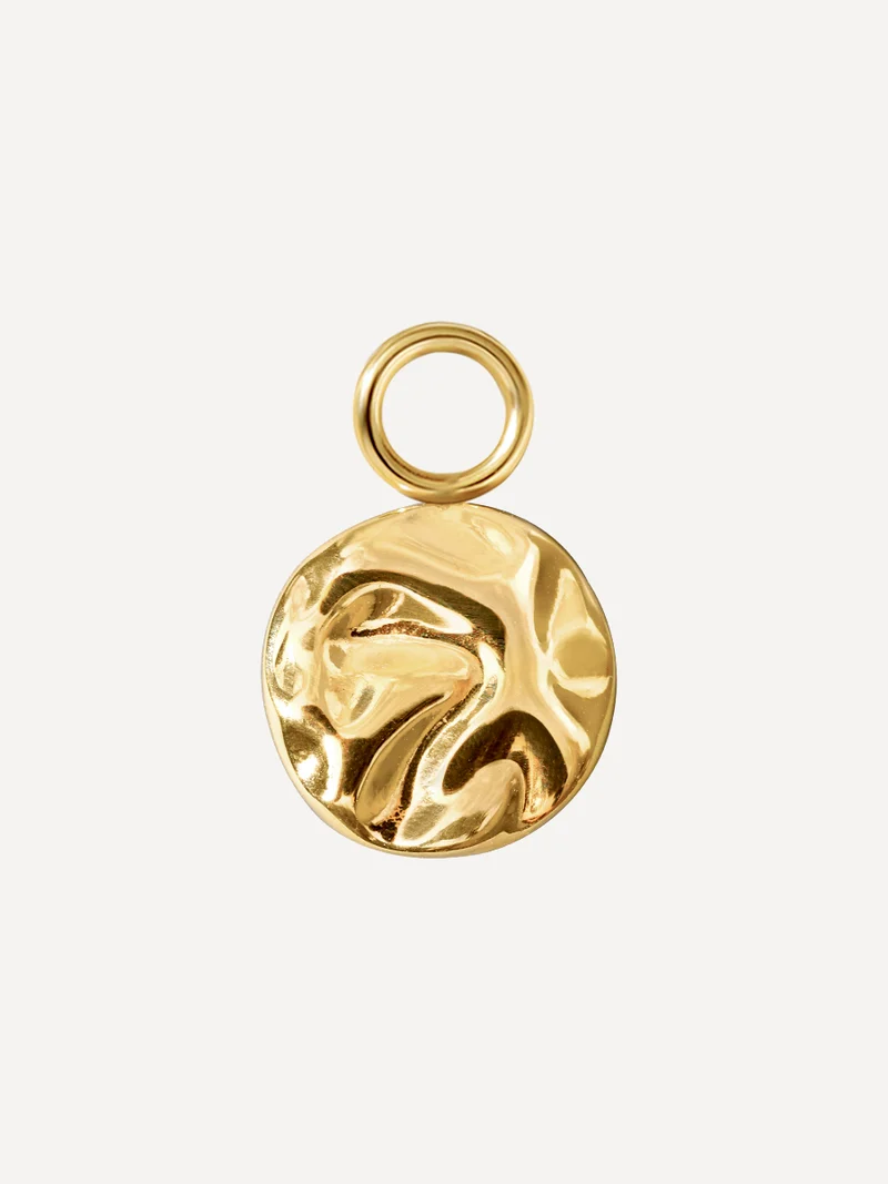 8,8x8,8mm Wave Gleam Ohrring-Charm