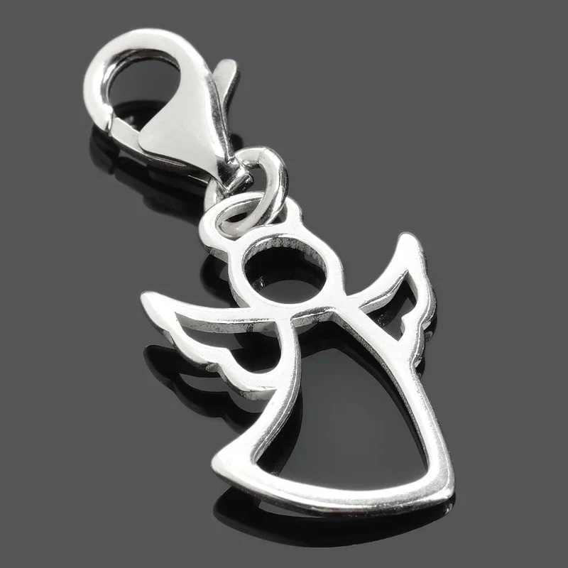 SILBER CHARM, ENGEL ANHÄNGER, SCHUTZENGEL SCHMUCK