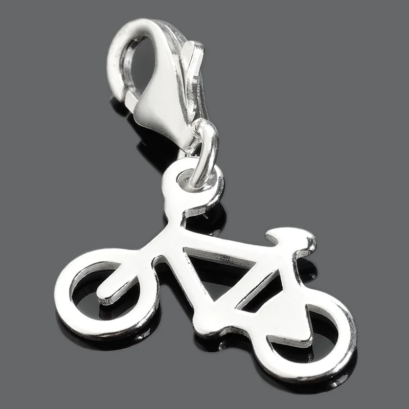 CHARM ANHÄNGER FAHRRAD, JUNGEN ANHÄNGER, RADFAHRER GESCHENK