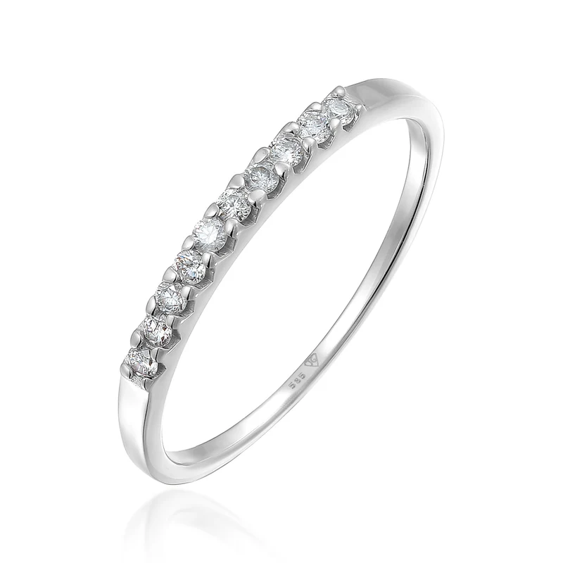 Verlobungsring | Diamant ( Weiß, 0,15 ct )