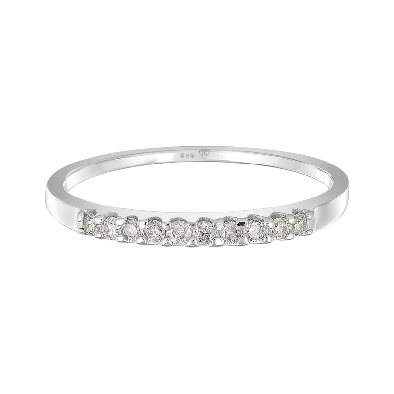 Verlobungsring | Diamant ( Weiß, 0,15 ct )