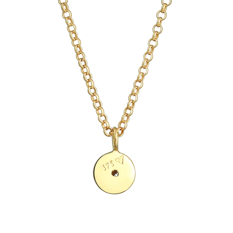 Halskette Geo | Diamant (Weiß, 0,015 ct)
