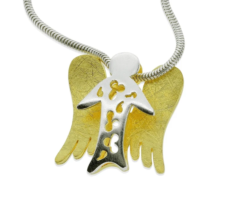KETTE MIT ENGEL, DESIGNER SCHMUCK, SCHUTZENGEL