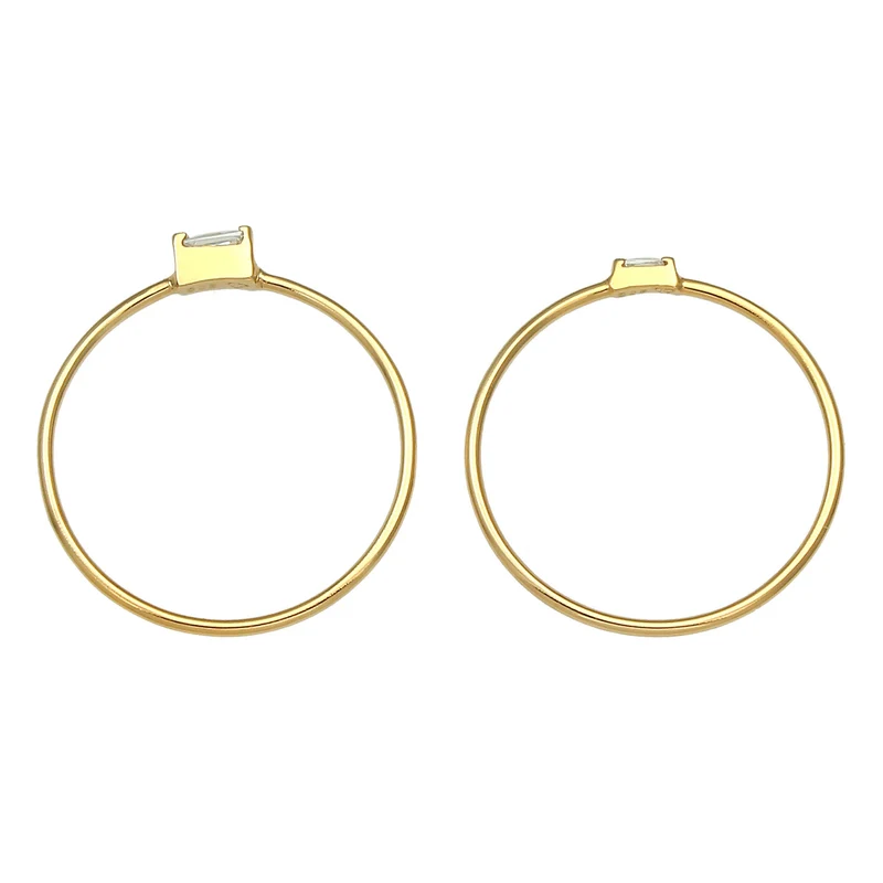 Ringset | Zirkonia ( Weiß )