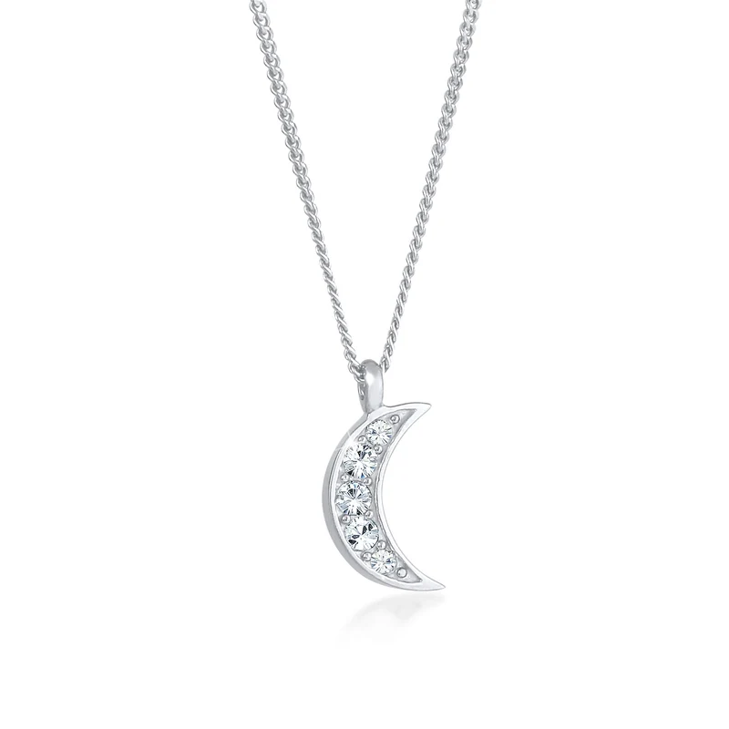 Halskette Astro | Mit Kristallen von Swarovski® (Weiß)