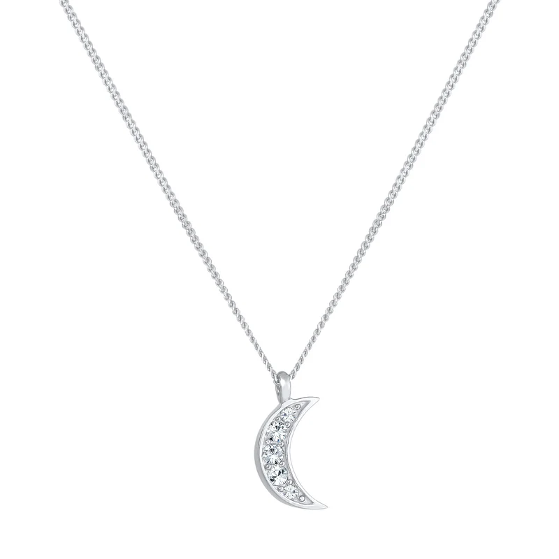 Halskette Astro | Mit Kristallen von Swarovski® (Weiß)