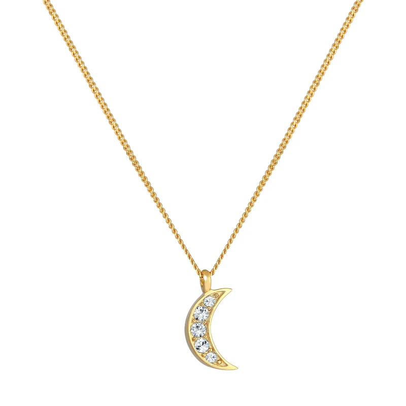 Halskette Astro | Mit Kristallen von Swarovski® (Weiß)