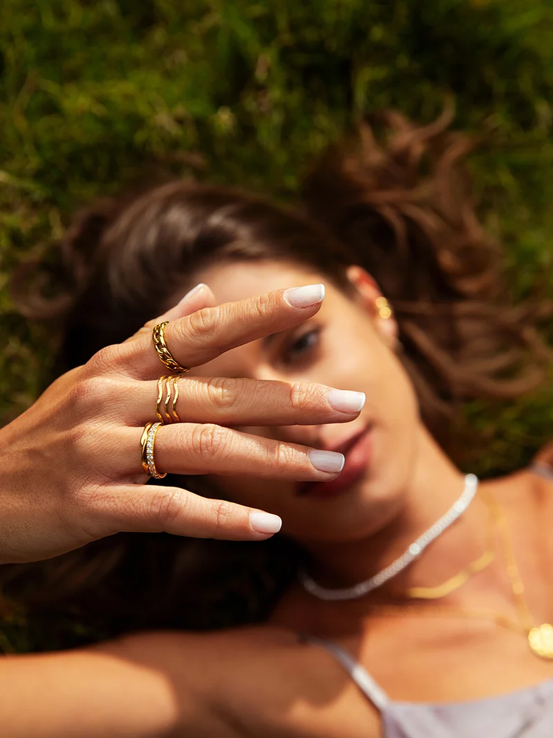 Cheery Wave Ring