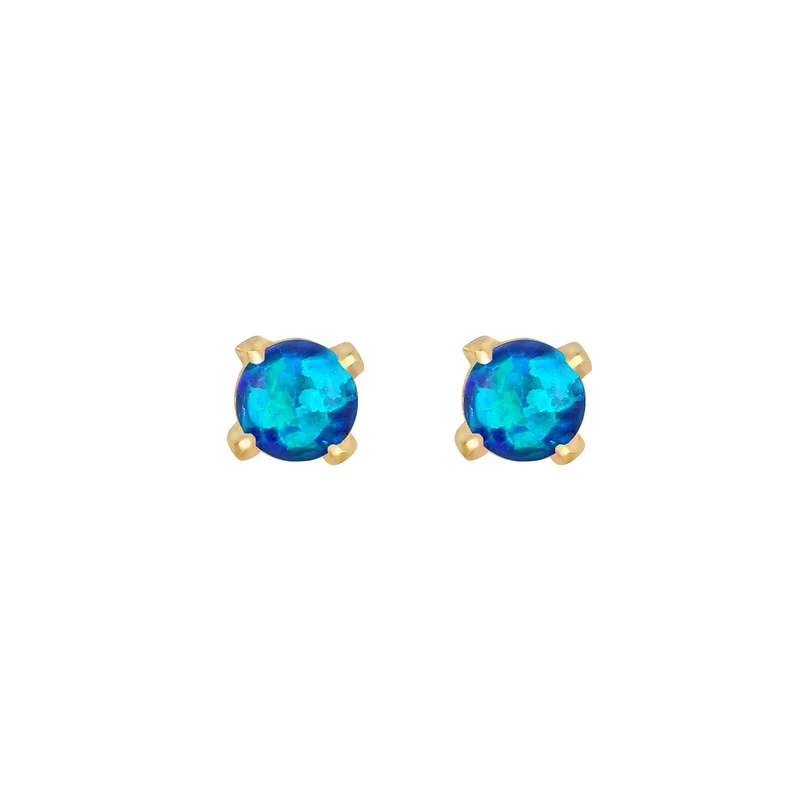 Ohrstecker | Opal ( Weiß )