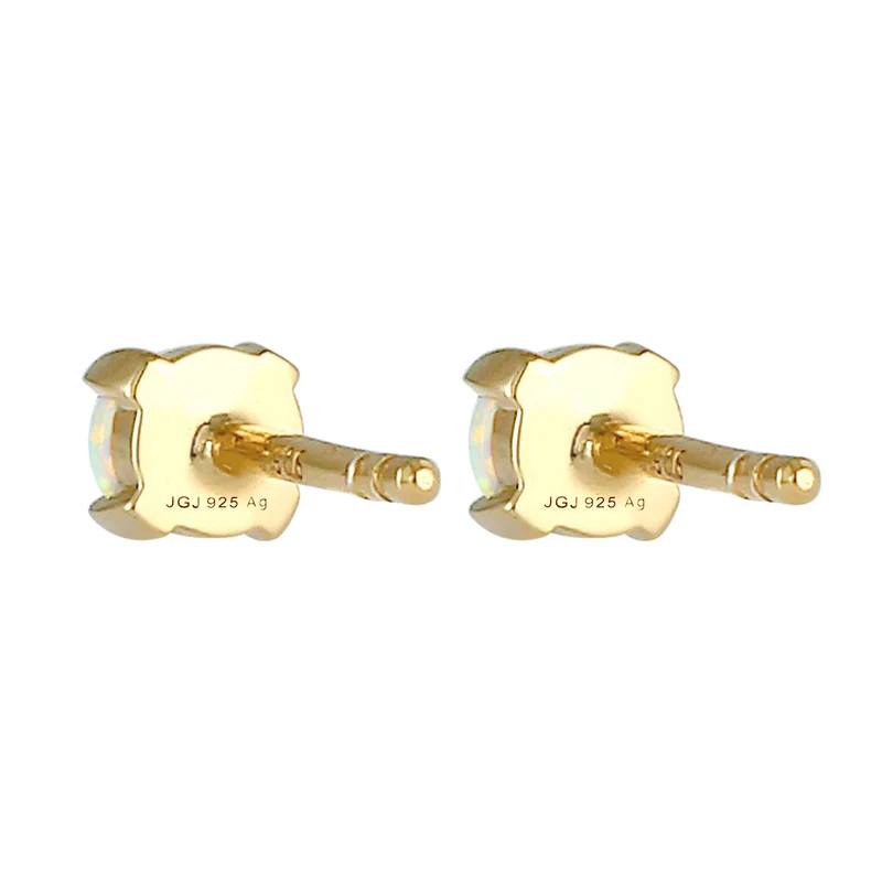 Ohrstecker | Opal ( Weiß )