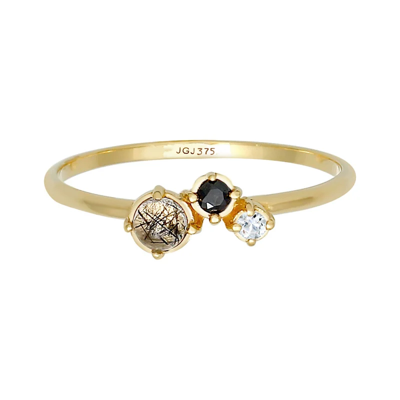 Ring | Diamant ( Schwarz, 0,03 ct )