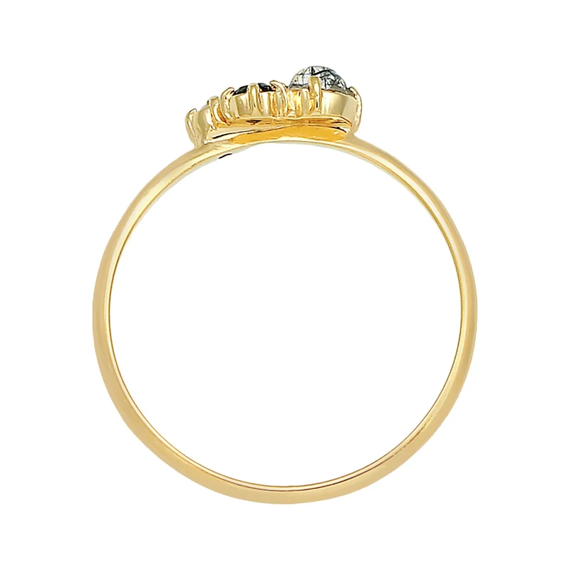Ring | Diamant ( Schwarz, 0,03 ct )