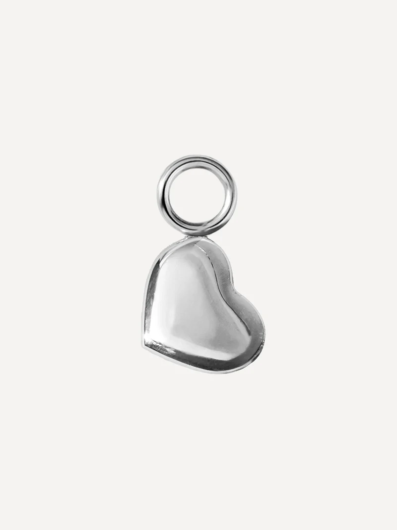 7,7x6,3mm Cherished Heart Ohrring-Charm