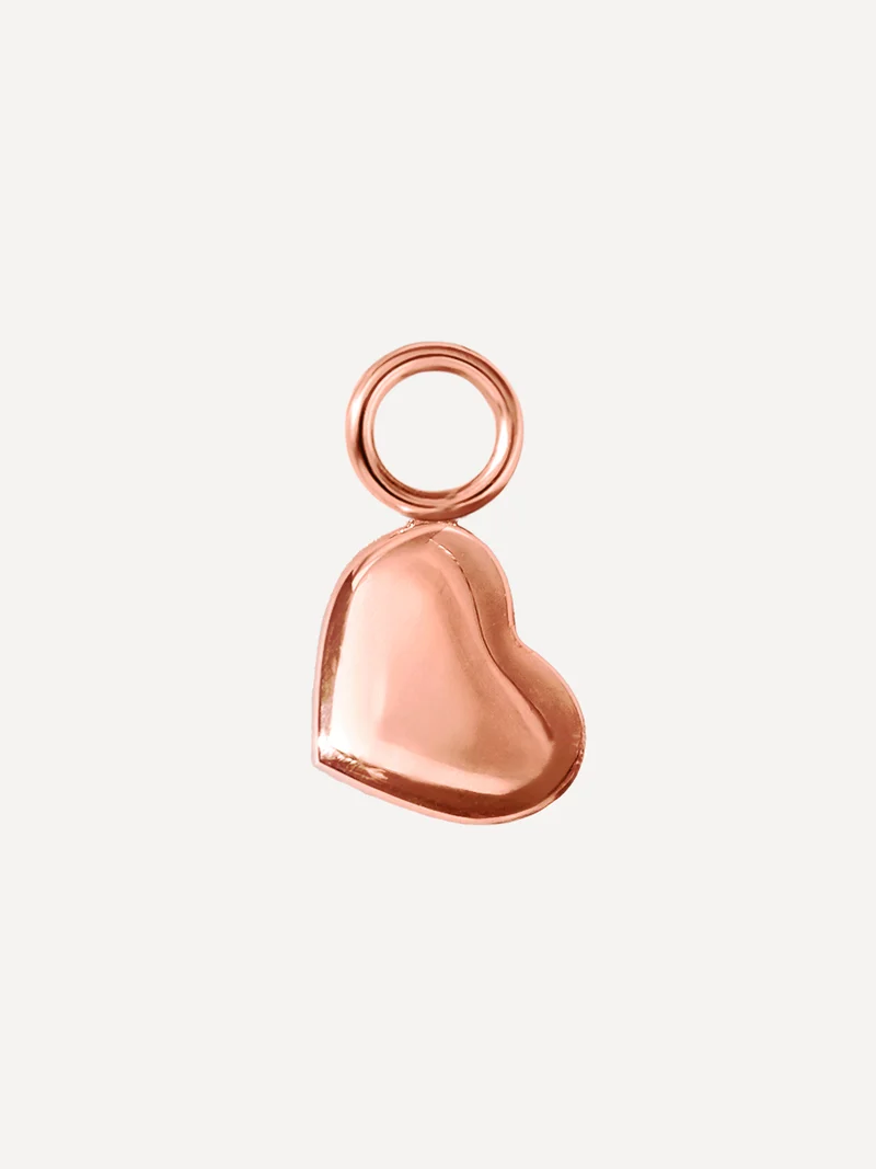 7,7x6,3mm Cherished Heart Ohrring-Charm