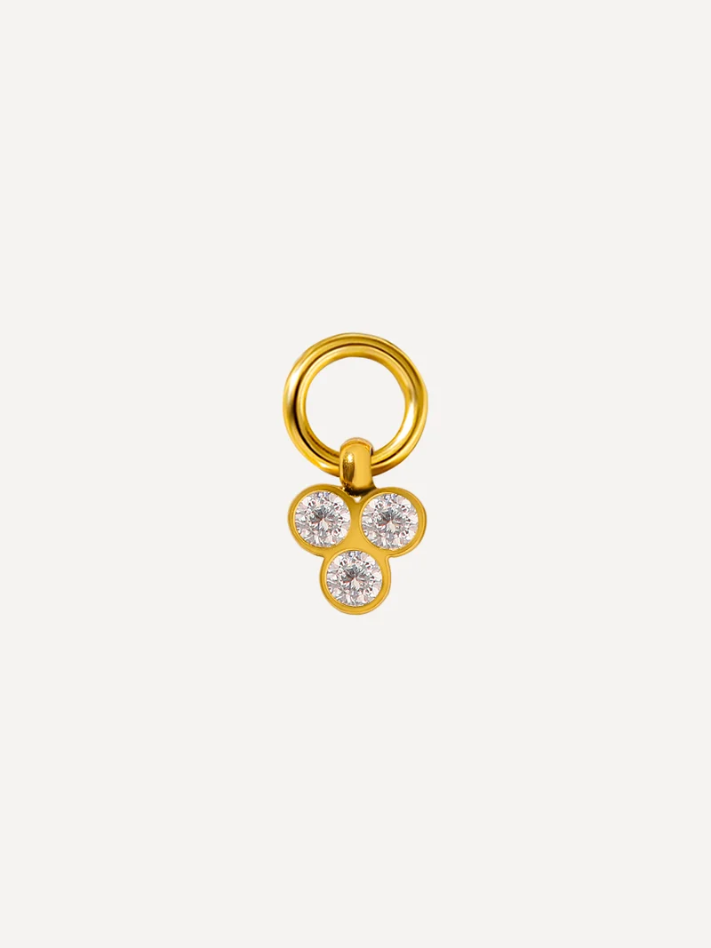4,7x4mm Victory Fruit Ohrring-Charm