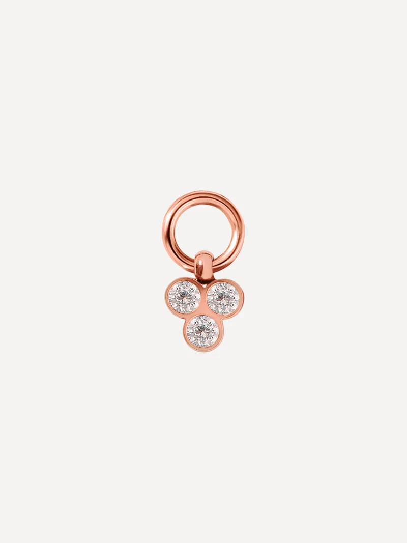 4,7x4mm Victory Fruit Ohrring-Charm
