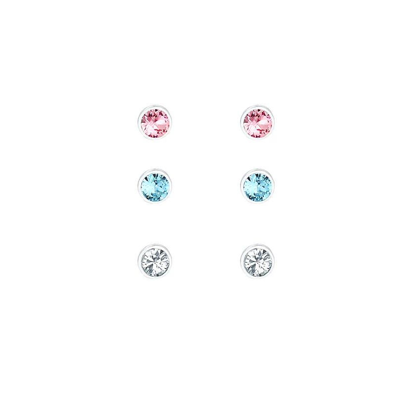 Ohrstecker | Mit Kristallen von Swarovski® (Hellblau)