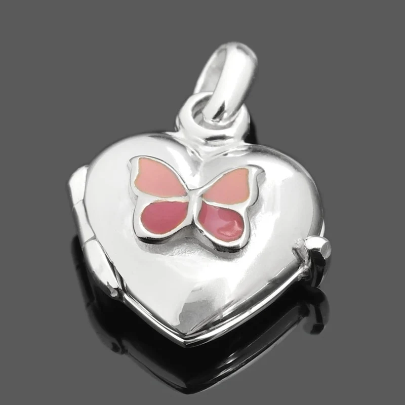 KINDERMEDAILLON SILBER MIT SCHMETTERLING, SILBERSCHMUCK